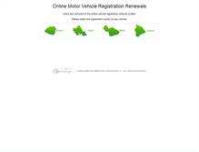 Tablet Screenshot of mvr.ehawaii.gov